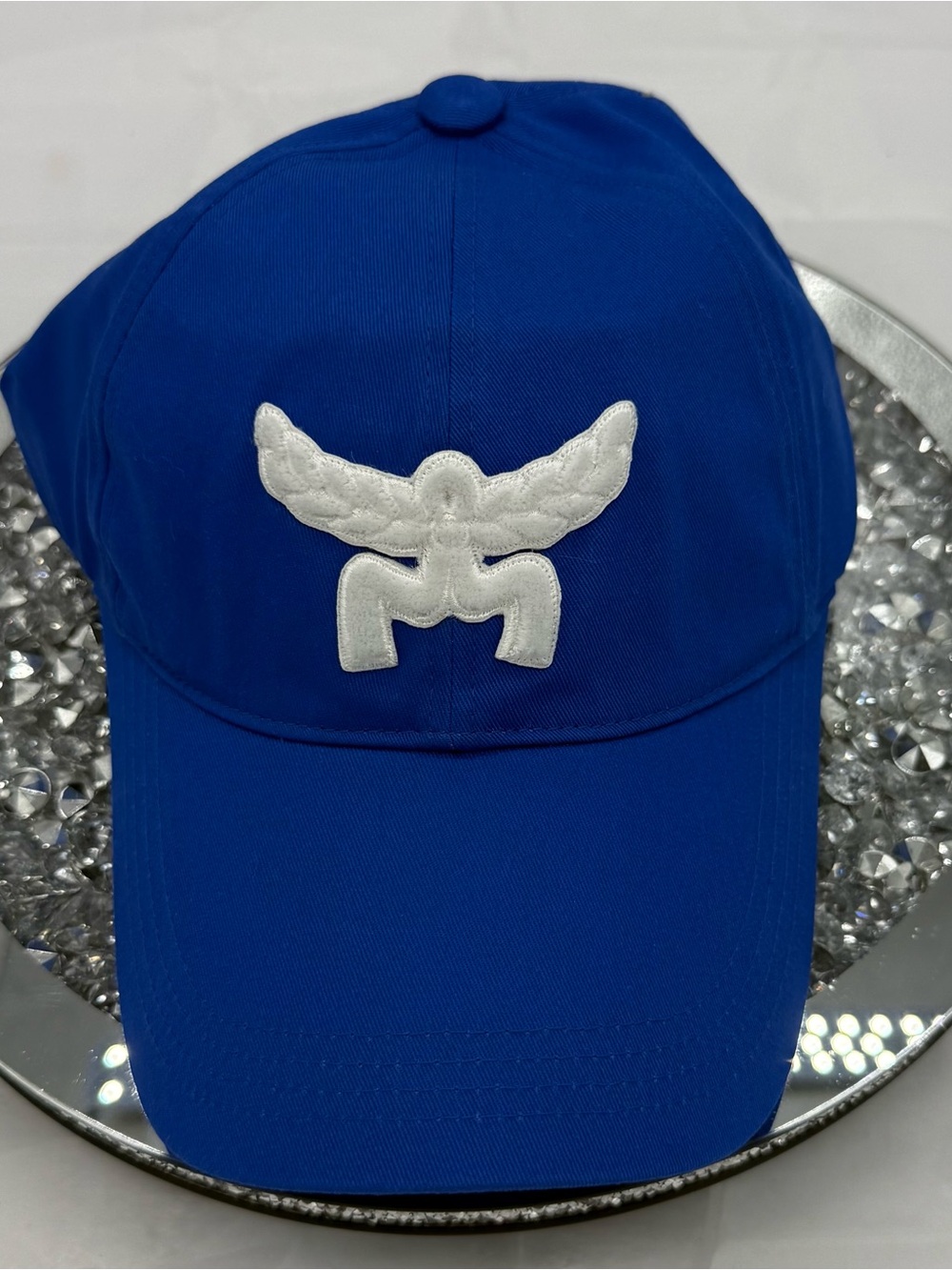 MCM Essential Logo Cap In Cotton Twill